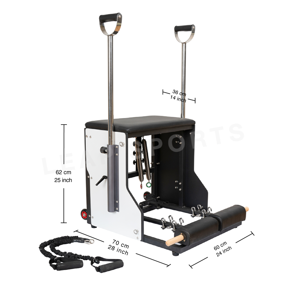 LEAP SPORTS Pilates Split Pedal Stability Chair Premium