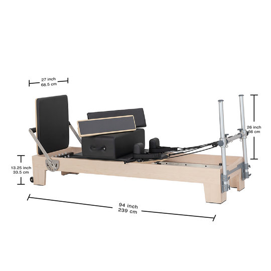 LEAP SPORTS Pilates Reformer Elite – Maple Edition